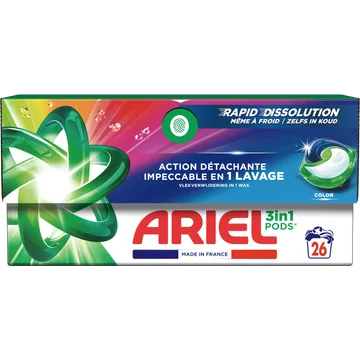 Ariel 3in1 PODS Color, Wasmiddel Capsules 26