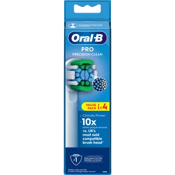 Oral-B Pro Precision Clean Opzetborstels, 4 Stuks