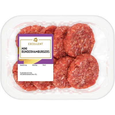 AH Excellent Mini runderhamburgers