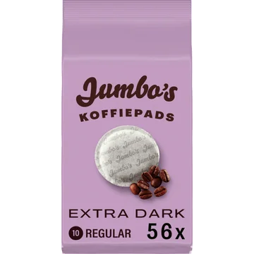 Jumbo's Koffiepads Extra Dark 56 Stuks