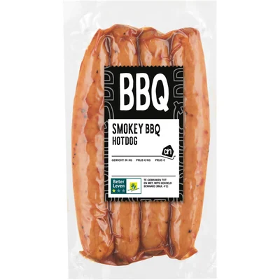 AH BBQ hotdog smokey