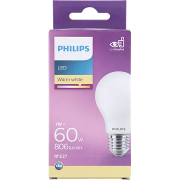 Philips LED Lamp Mat - 60 W - E27 - warmwit licht