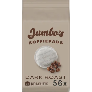 Jumbo's Koffiepads Dark Roast 56 Stuks