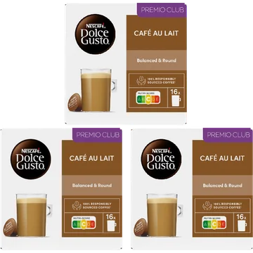 Nescafé Dolce Gusto Café Au Lait capsules - 3 x 16 koffiecups