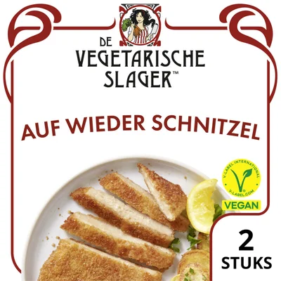 Vegetarische Slager Vegan auf wieder schnitzel