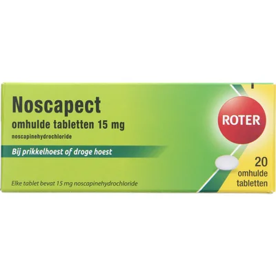 Roter Noscapect hoesttabletten 15 mg, 20 stuks