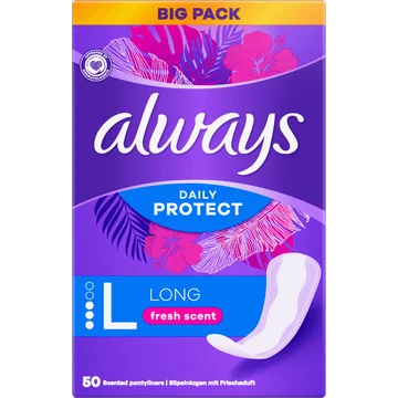 Always Daily Protect Long Met Een Frisse Geur Inlegkruisjes