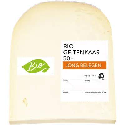 AH Biologisch Geitenkaas jong belegen 50+ stuk