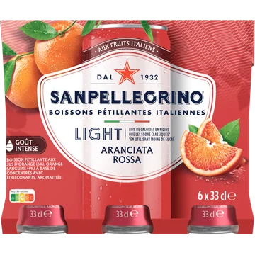 Sanpellegrino Limonade Aranciata Rossa Light 6 x 330 ml