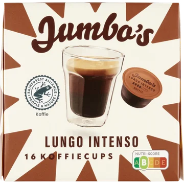 Jumbo's Lungo Intenso Dolce Gusto Compatible Koffiecups 16 Stuks