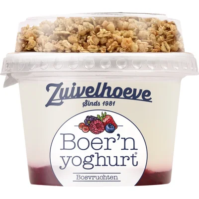 Zuivelhoeve Boer'n muesli bosvruchten