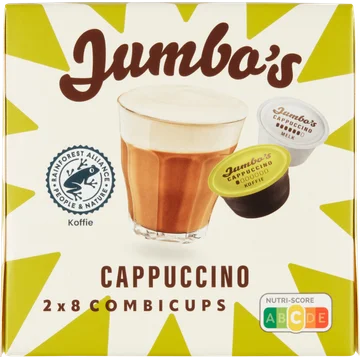 Jumbo's Cappuccino Dolce Gusto Compatible Koffiecups 16 Stuks