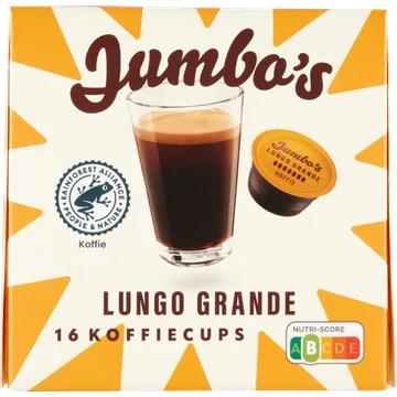 Jumbo's Lungo Grande Dolce Gusto Compatible Koffiecups 16 Stuks