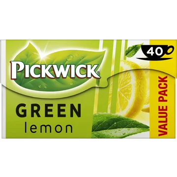 Pickwick Lemon Groene Thee Voordeelpak 40 Stuks