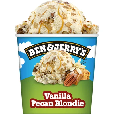 Ben & Jerry's Vanilla pecan blondie