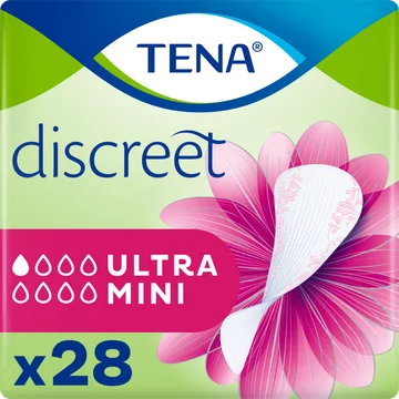 Tena Discreet Ultra Mini Inlegkruisjes 28 Stuks