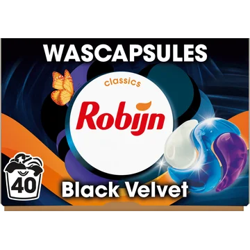 Robijn Classics 3-in-1 Wascapsules Black Velvet 40 wasbeurten