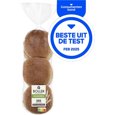 AH Extra lang lekker volkoren bollen 6st