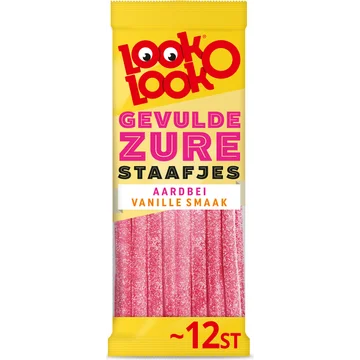 Look-O-Look Gevulde Zure Staafjes 12 stuks 