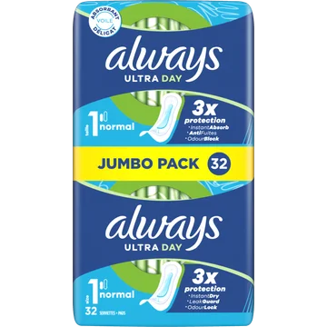 Always Ultra Dag Maandverbanden Normal (Maat 1)