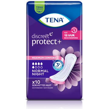 Tena Discreet Normal Night Nachtverbanden 10 Stuks