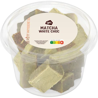 AH Matcha white choco bites