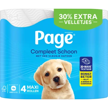 Page Compleet Schoon Toiletpapier Maxi 4-rollen