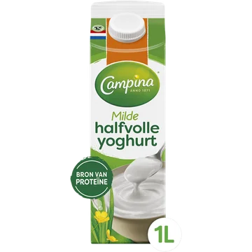 Campina Milde Halfvolle Yoghurt 1 L