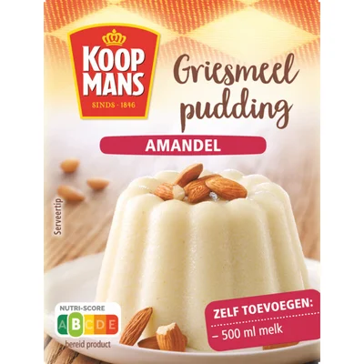 Koopmans Griesmeelpudding amandel