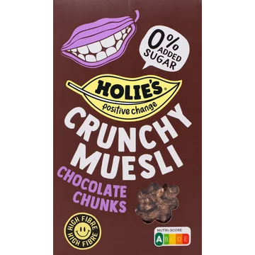 Holie Crunchy Muesli Chocolate 400g