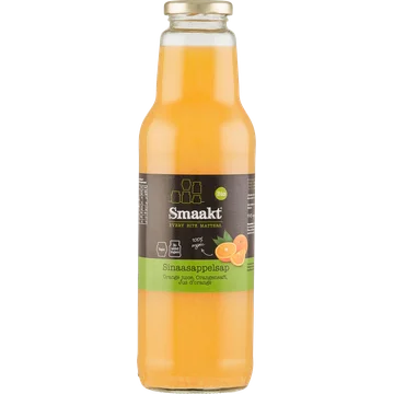 Smaakt Bio Sinaasappelsap 750 ml
