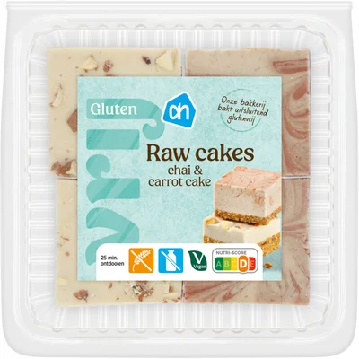 AH Glutenvrij Raw cakes chai&carrot cake