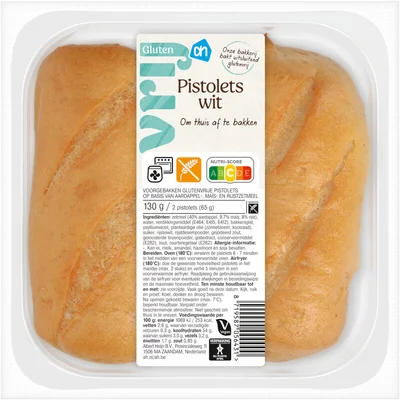 AH Glutenvrij Pistolets wit