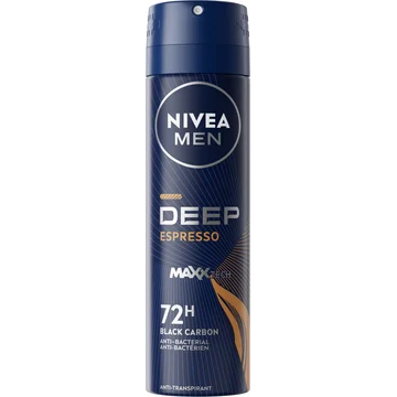 NIVEA MEN DEEP Espresso Anti-Transpirant Deodorant Spray - 150ml