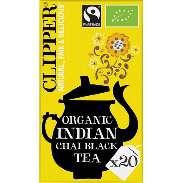 Clipper Indian Chai Organic Black Tea 20 stuks 50 g