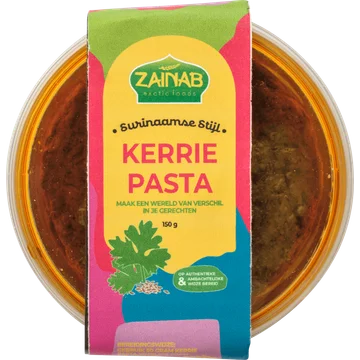 Zainab Surinaamse Kerrie Pasta 150g