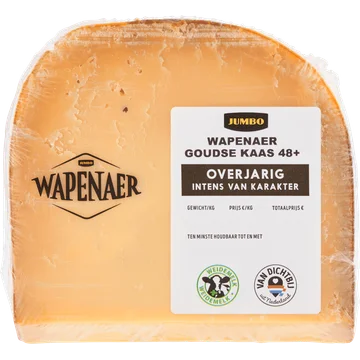 Wapenaer Goudse Kaas Overjarig 48+ Stuk ca. 372 g
