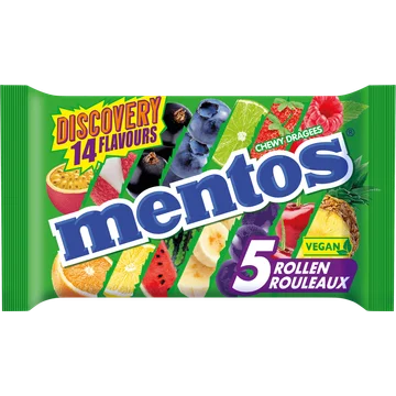 Mentos Discovery 14 Flavours 5 x 37,5 g