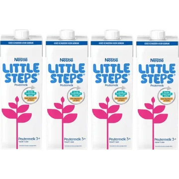 Nestlé LITTLE STEPS® Peutermelk 3+ jaar 4 x 1 L