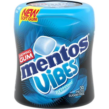 Mentos Gum Vibes Peppermint 30 stuks