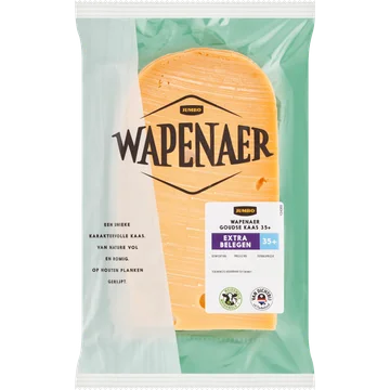 Wapenaer Goudse Kaas Extra Belegen 35+ Plakken ca. 175 g