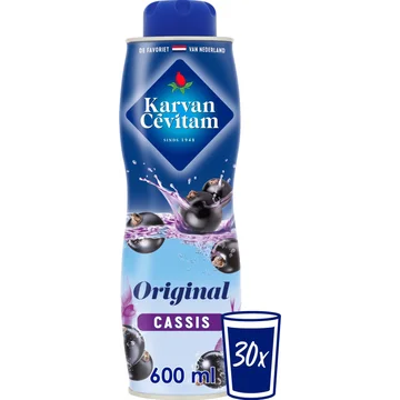 Karvan Cévitam Cassis Original Siroop, 600 ml