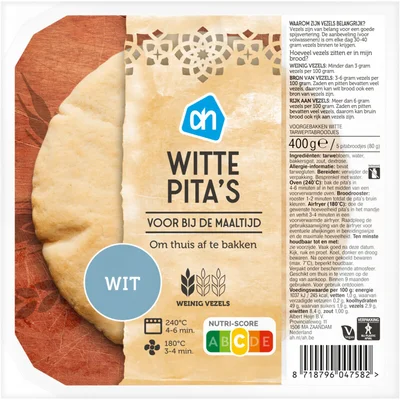 AH Witte pita's