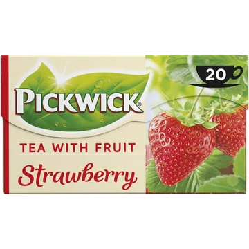 Pickwick Aardbei Fruit Thee 20 Stuks