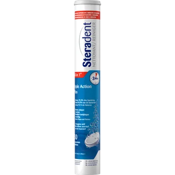 Steradent Reiniger Triple Action Plus Tabletten 30 Stuks