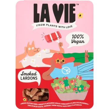La Vie - reepjes gerookt 2 x 75g