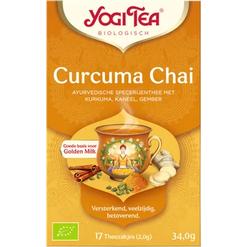 Yogi Tea Biologisch Curcuma Chai Thee 17 Stuks 34 g