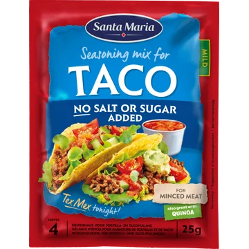 Santa Maria Kruidenmix taco no salt or sugar