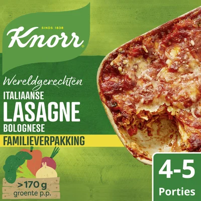 Knorr Wereldgerechten lasagne bolognese XL