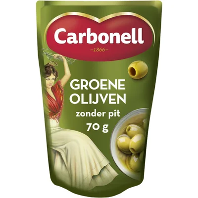 Carbonell Groene olijven zonder pit